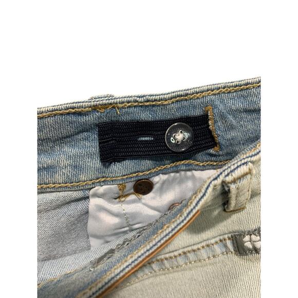 Size 14 Lucky Brand Girls New Jean Shorts High Waist Buttonfly - Picture 11 of 11